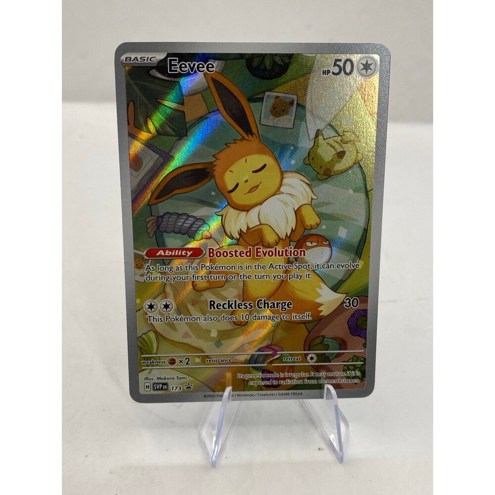 Pokémon Eevee 173 Sv Scarlet & Violet Promo Holo English Boosted Evolution